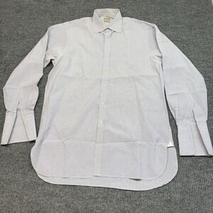Thomas Pink Superfine Two Fold Shirt Mens 15.5 X-Long 35 Cotton Check